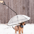 Hot Selling Transparent Pet Supplies Adjustable Pet C Type Umbrella