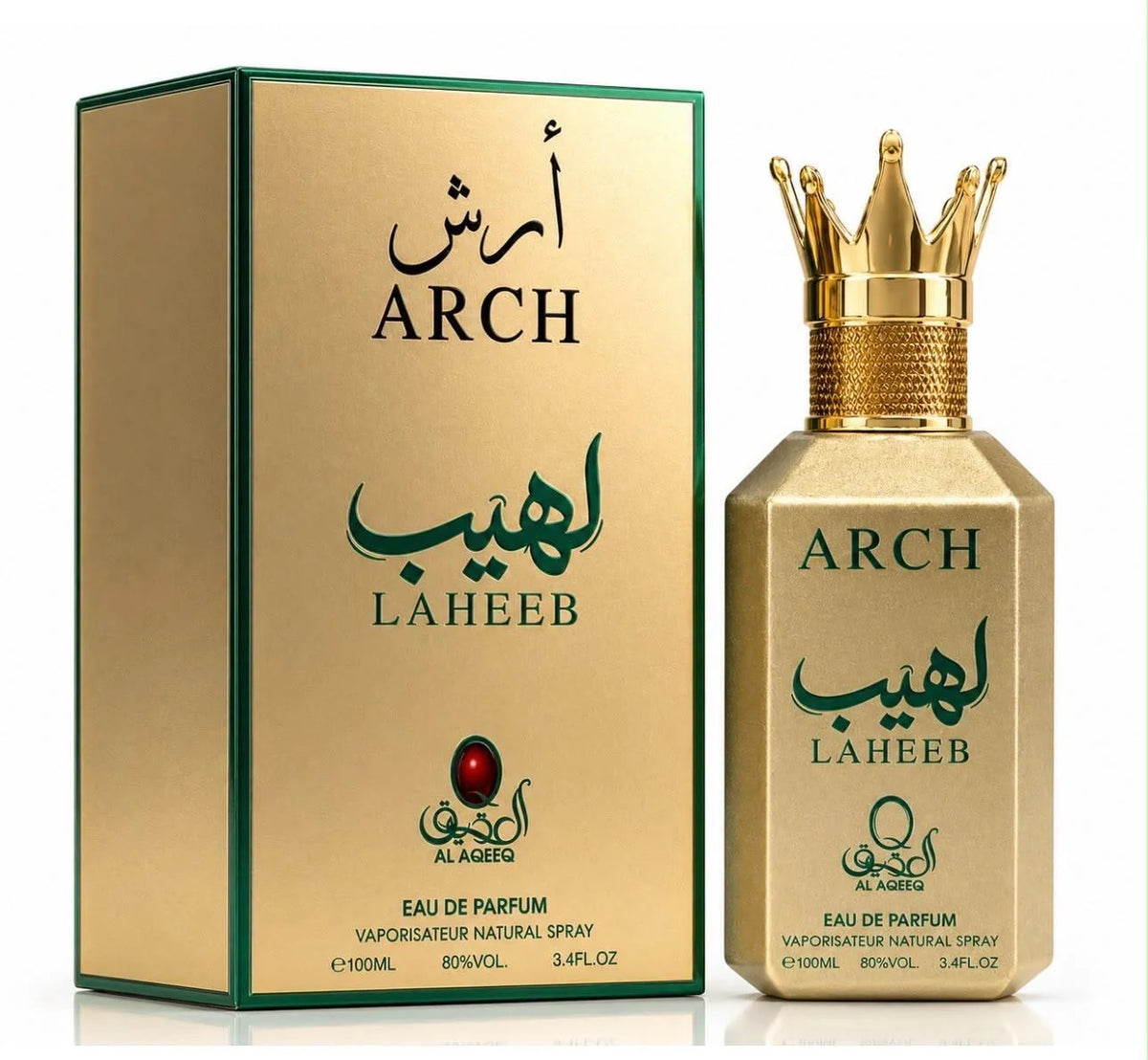 Al Aqeeq Laheeb Eau de Parfum 100ml | Luxury Arabic Fragrance with Crown Bottle