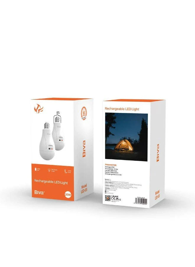 Biva Rechargeable LED Bulb