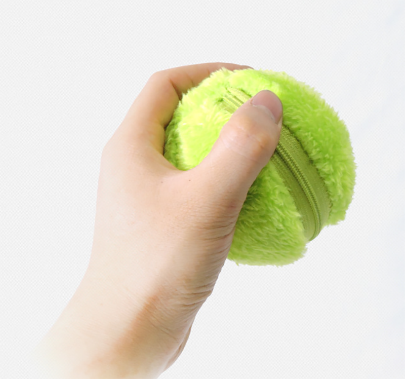 Electric Automatic Plush Pet Ball | Self-Rolling Interactive Toy for Cats & Dogs