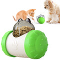 Dog Treat Leaking Toy with Wheel | Interactive Snack Dispenser for Dogs, Puppies & Cats
