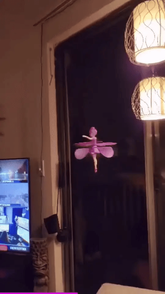 Magic Flying Fairy Princess Doll | Hand-Sensor RC Flying Toy with Fluttering Wings & USB Charging