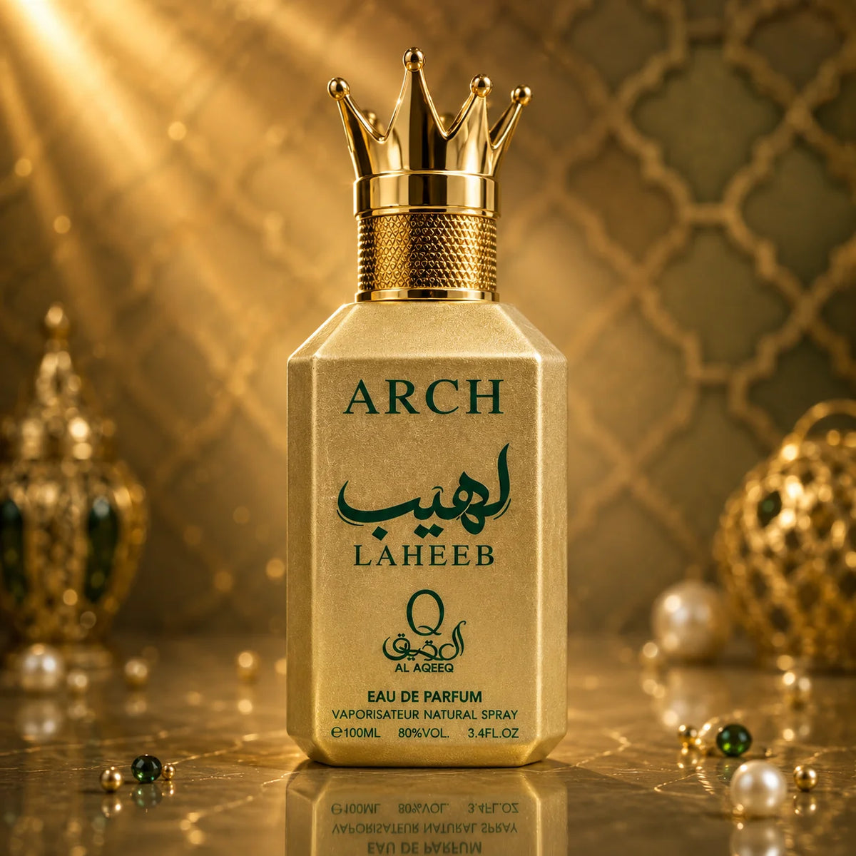 Al Aqeeq Laheeb Eau de Parfum 100ml | Luxury Arabic Fragrance with Crown Bottle
