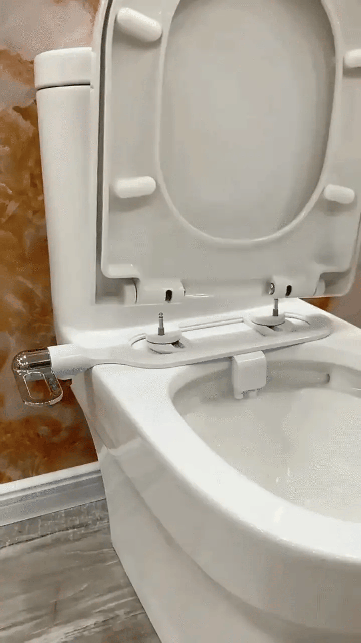 Bidet Attachment for Toilet Seat | Dual Spray, Self-Cleaning Nozzle & Adjustable Pressure
