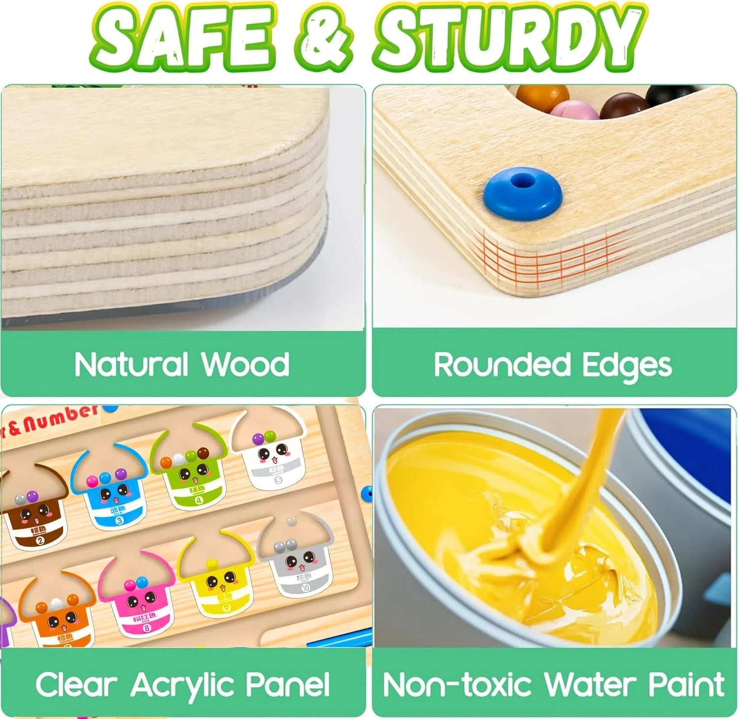 Magnetic Bead Counting Maze