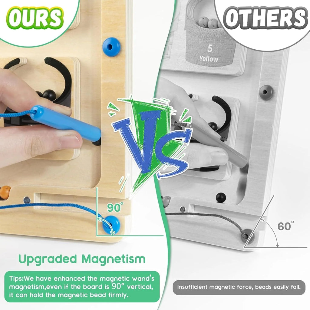 Magnetic Bead Counting Maze