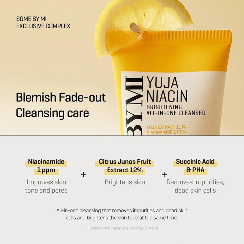SOME BY MI Yuja Niacin Brightening Cleanser 100ml