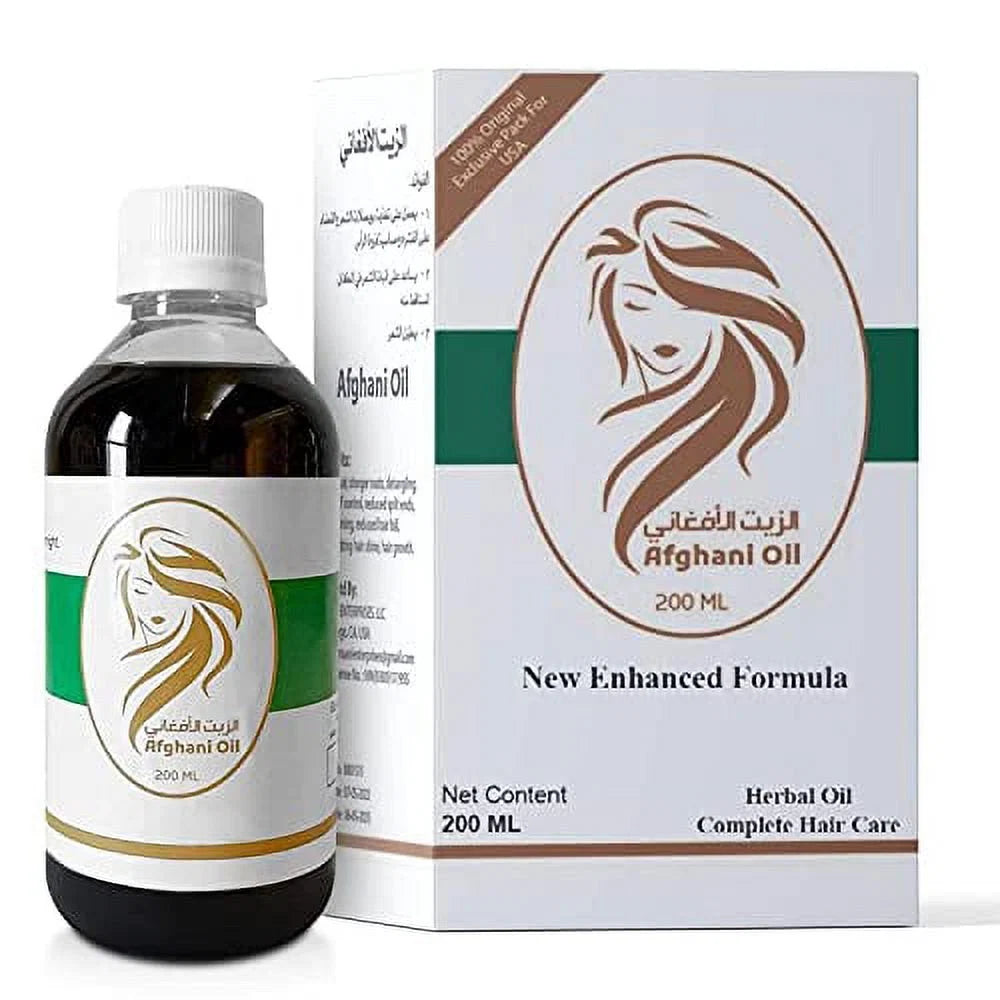Afghani Hair Oil 200ml | Herbal Formula for Stronger, Softer Hair