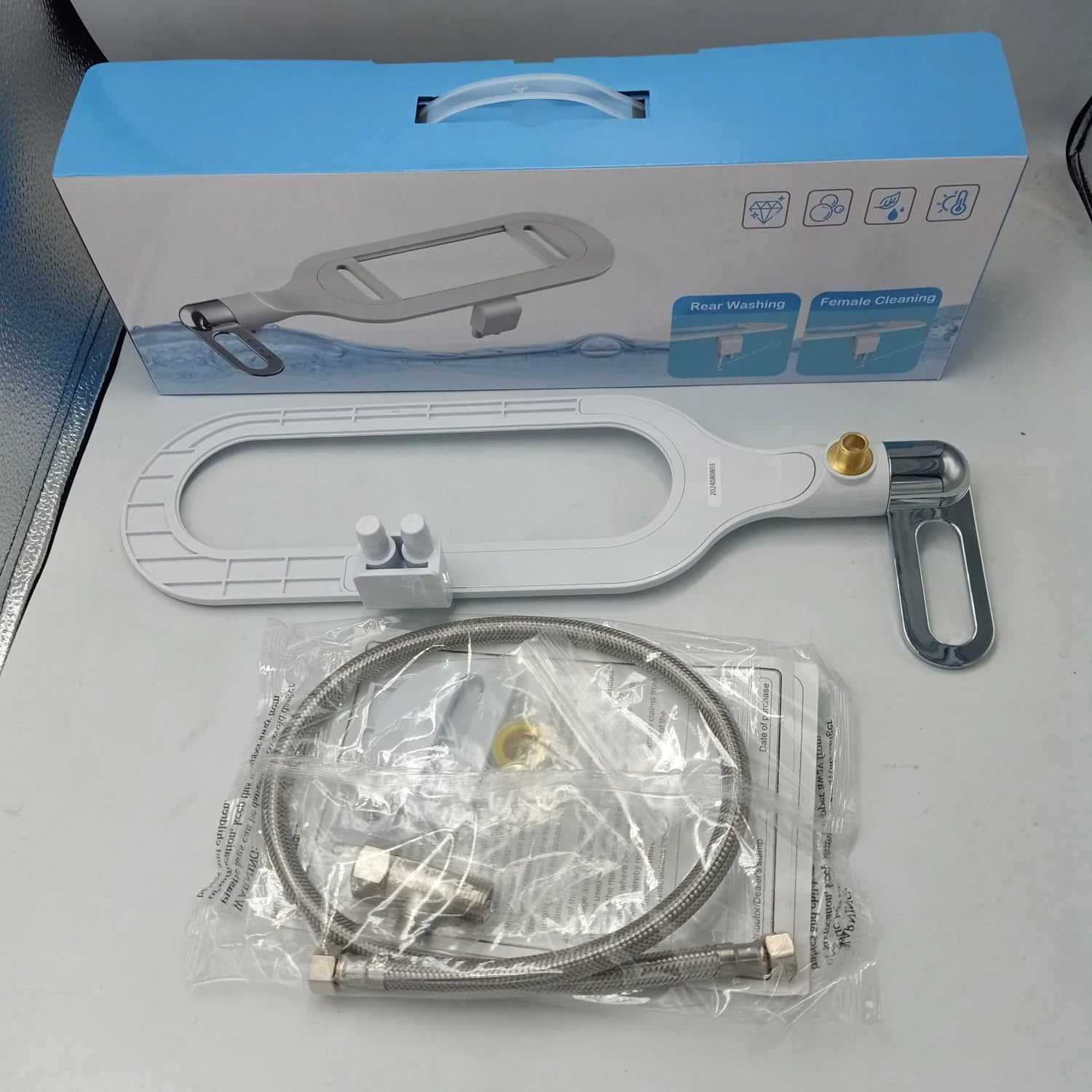 Bidet Attachment for Toilet Seat | Dual Spray, Self-Cleaning Nozzle & Adjustable Pressure