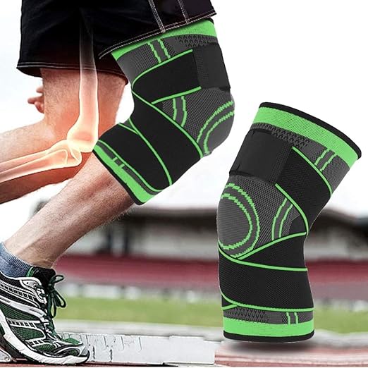 Elastic Knee Support Brace | Adjustable Compression Sleeve for Sports & Recovery