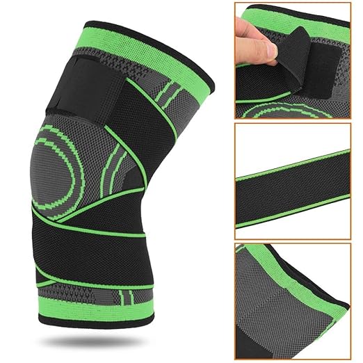 Elastic Knee Support Brace | Adjustable Compression Sleeve for Sports & Recovery