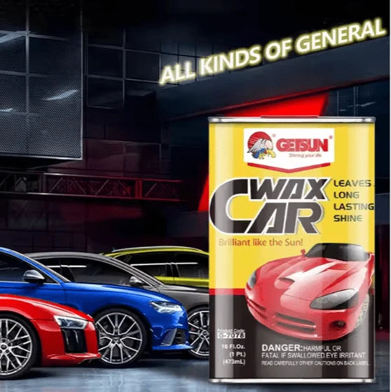 Getsun Car Wax 473ml | Hydrophobic Paint Protection & Brilliant Shine