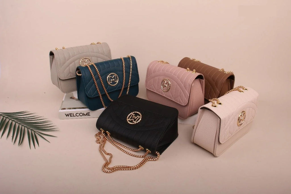 Chevron Quilted Shoulder Bag | Stylish Women's Handbag in 6 Colors