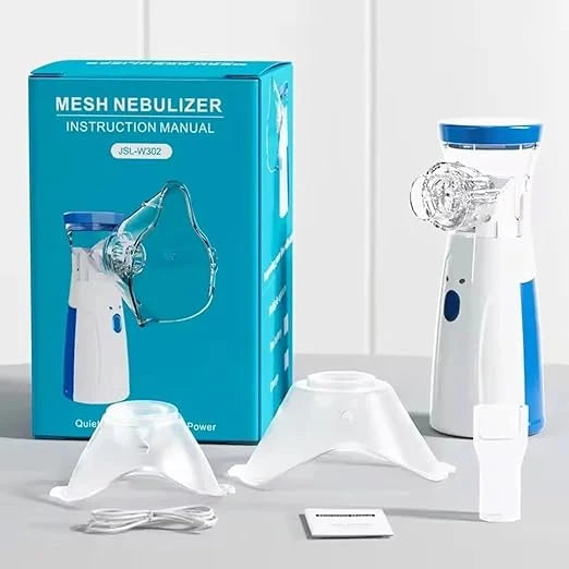 Compact Mesh Nebulizer | Portable Quiet Nebulizer Machine for Home & Travel