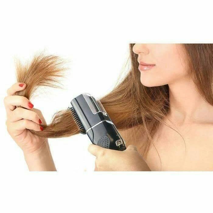 Split End Hair Trimmer | Stainless Steel Blades, Patented Hair Plate for Home & Salon