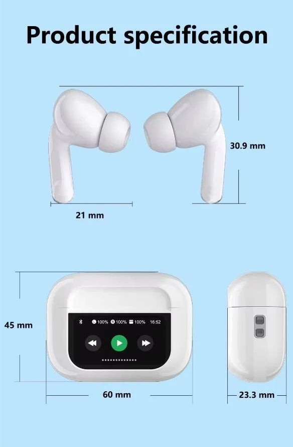 Z90 Pro Wireless Earbuds | ANC, Ultra-Low Latency & Custom Picture Case