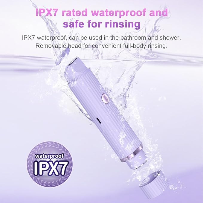 Double Head Electric Shaver | Wet & Dry IPX7 Waterproof Cordless Shaver
