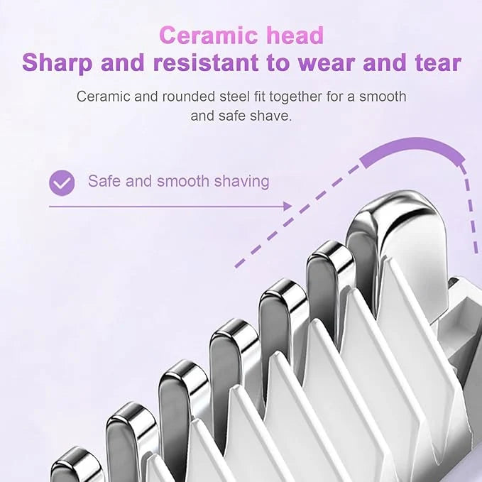 Double Head Electric Shaver | Wet & Dry IPX7 Waterproof Cordless Shaver