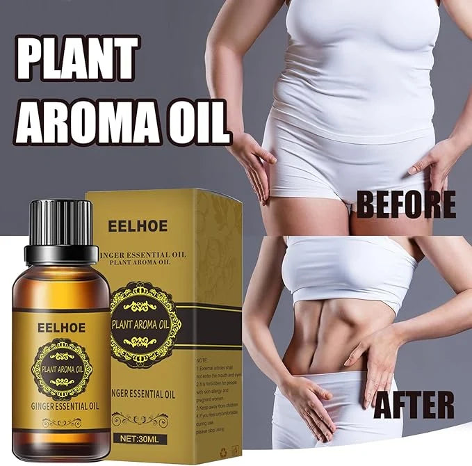 EELHOE Ginger Essential Oil | Warming Massage & Aromatherapy Oil 30ml