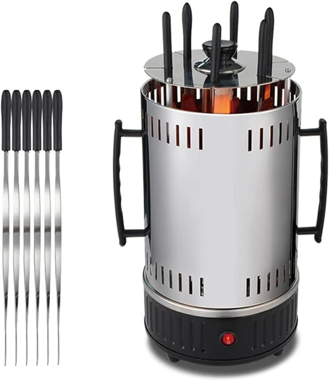 Electric Grill | Smokeless Indoor & Outdoor Grill with Non-Stick Plate & Adjustable Temperature