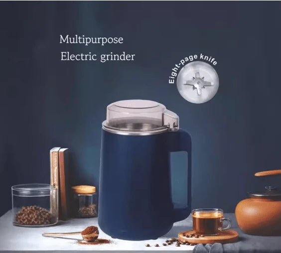 Electric Coffee & Spice Grinder | 300W Motor, 4-Blade Stainless Steel & One-Touch Control