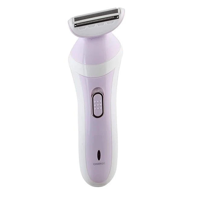Electric Women's Shaver | Multi-Area Grooming with Trimmer & Exfoliator Attachments