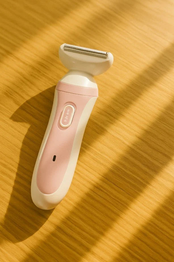 Electric Women's Shaver | Multi-Area Grooming with Trimmer & Exfoliator Attachments