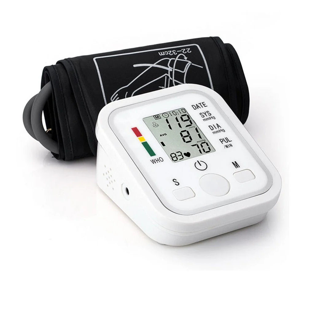 Electronic Blood Pressure Monitor | Arm-Type, Irregular Heartbeat Detection & Memory Storage