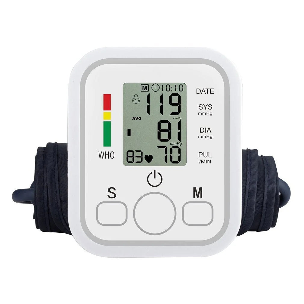 Electronic Blood Pressure Monitor | Arm-Type, Irregular Heartbeat Detection & Memory Storage