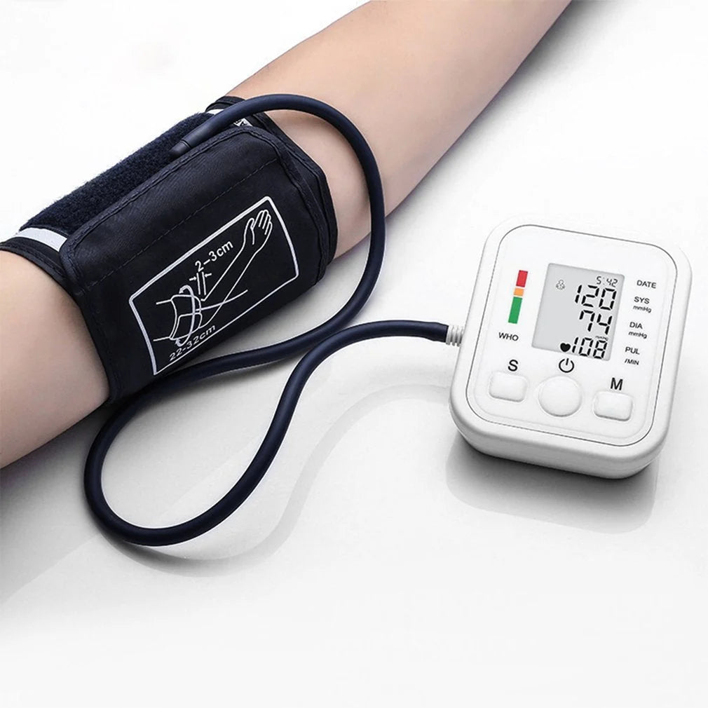 Electronic Blood Pressure Monitor | Arm-Type, Irregular Heartbeat Detection & Memory Storage