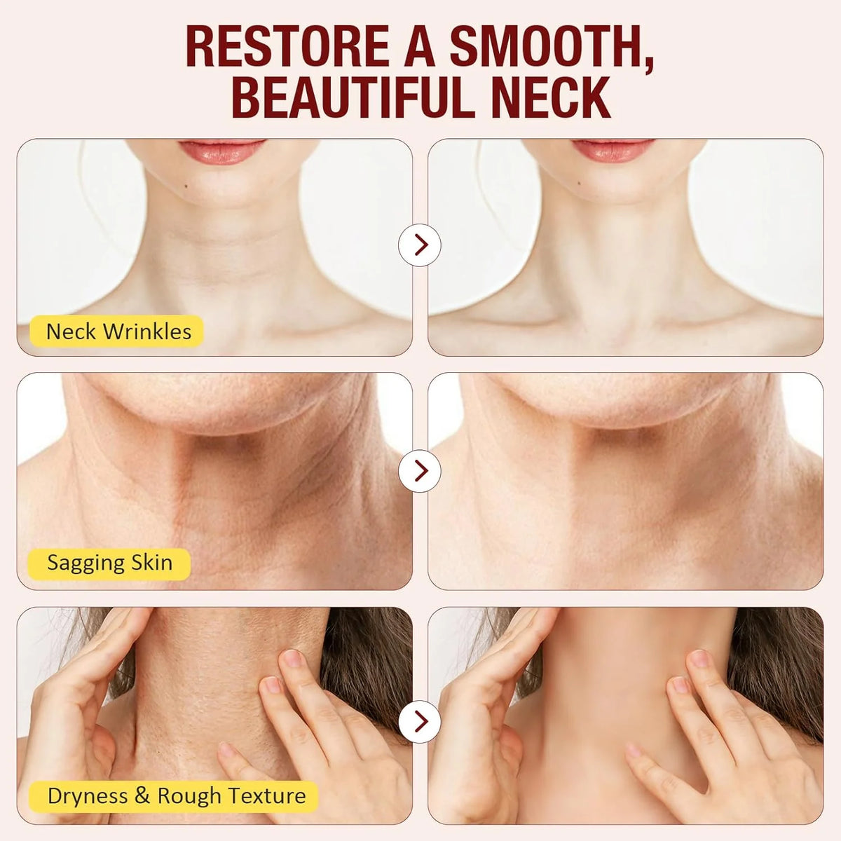 AH-8 Firming Lifting Neck Cream | Hexapeptide-8 Anti-Aging Formula for Neck & Décolletage | 120g