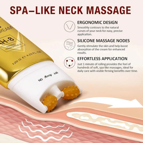 AH-8 Firming Lifting Neck Cream | Hexapeptide-8 Anti-Aging Formula for Neck & Décolletage | 120g