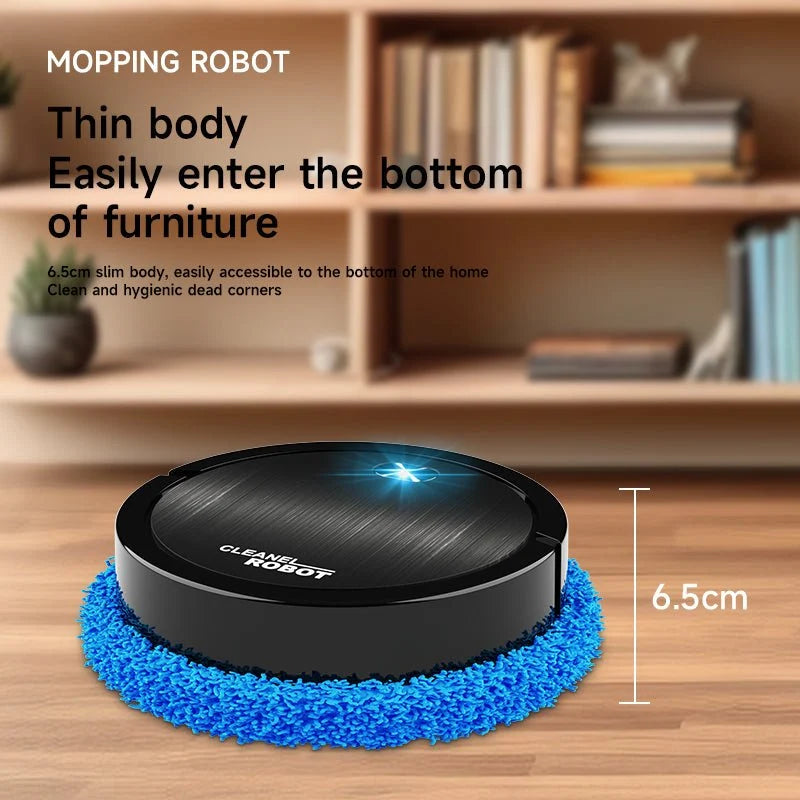 Smart Mute Robot Vacuum & Mop | 55dB Quiet, 80-Min Runtime & Auto Sweeping