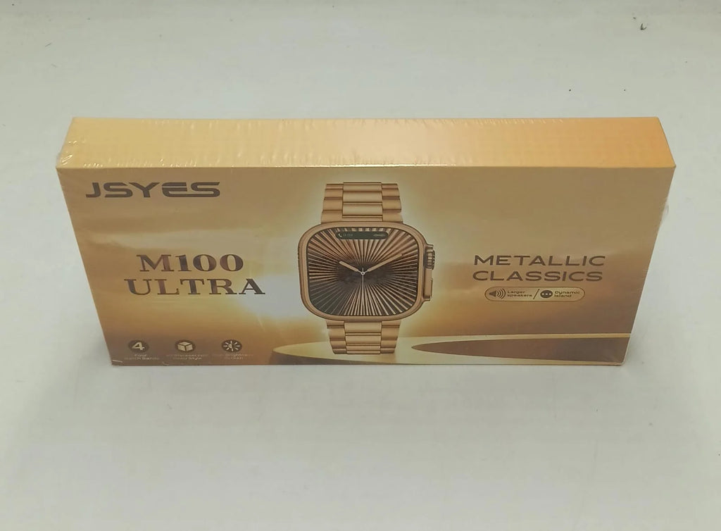Gold Ultra Smart Watch | Luxury Metal Strap Edition