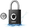 Golden Fox Fingerprint Padlock | 0.5-Second Biometric Unlock, Weatherproof & Keyless Security
