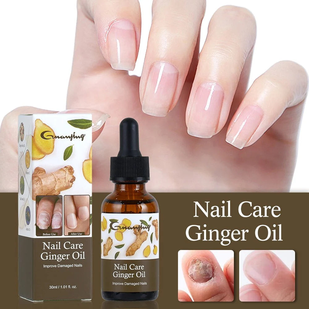 Guanjing Nail Care Ginger Oil | Repairs, Strengthens & Promotes Nail Growth | 30ml