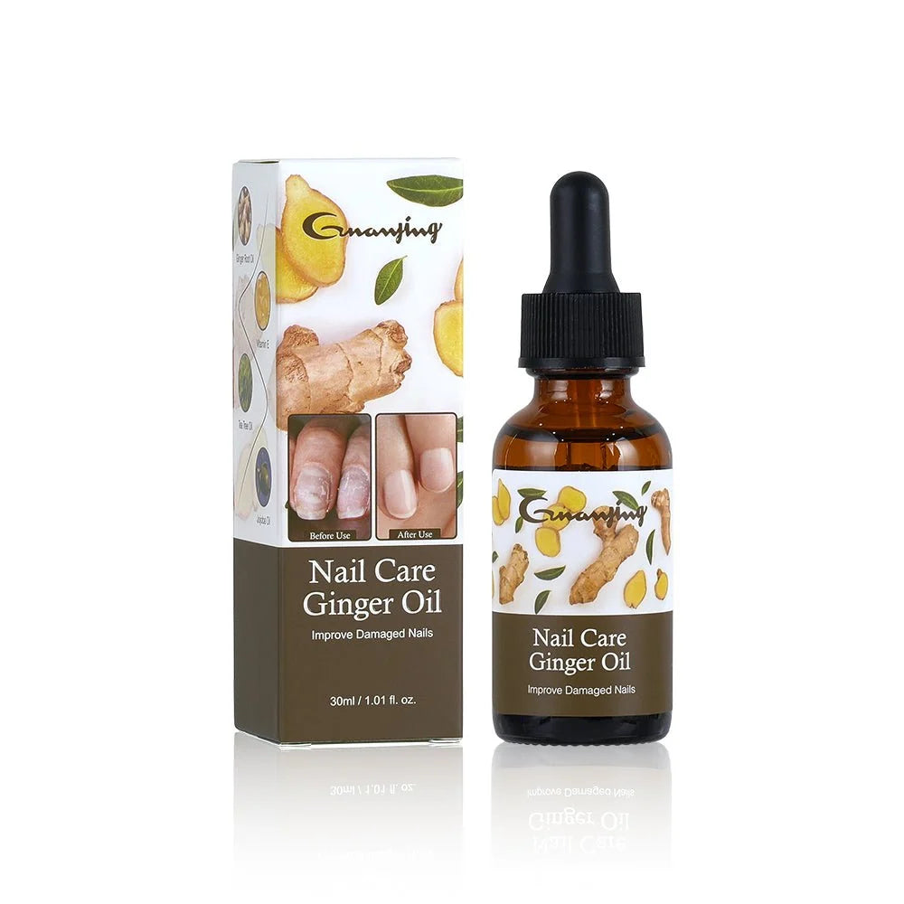 Guanjing Nail Care Ginger Oil | Repairs, Strengthens & Promotes Nail Growth | 30ml
