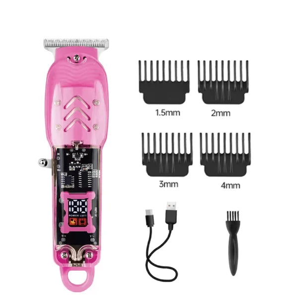 Hair Clipper Trimmer Kit | LT-808 Cordless Grooming Set with LED Display