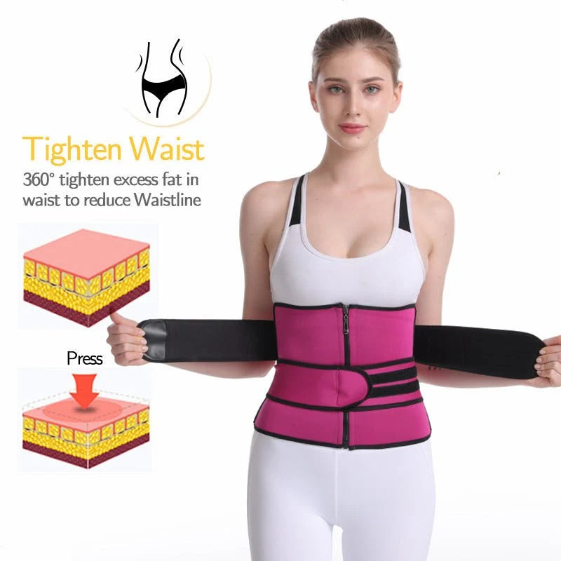 High Waist Trainer Body Shaper for Women | Tummy Control, Sweat Belt & Breathable Fabric