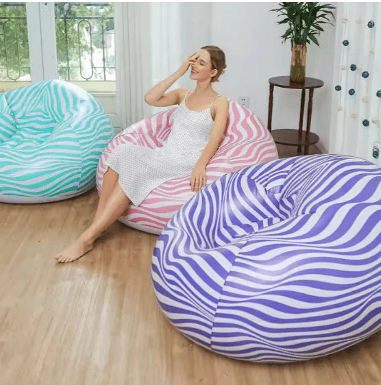 Inflatable Sofa Single Size | Portable Air Sofa for Indoor & Outdoor Use