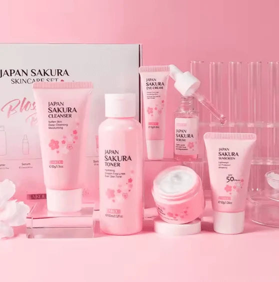 Japan Sakura Skincare Set – 6 Pieces
