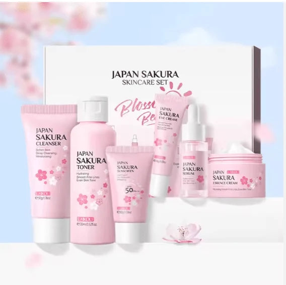 Japan Sakura Skincare Set – 6 Pieces