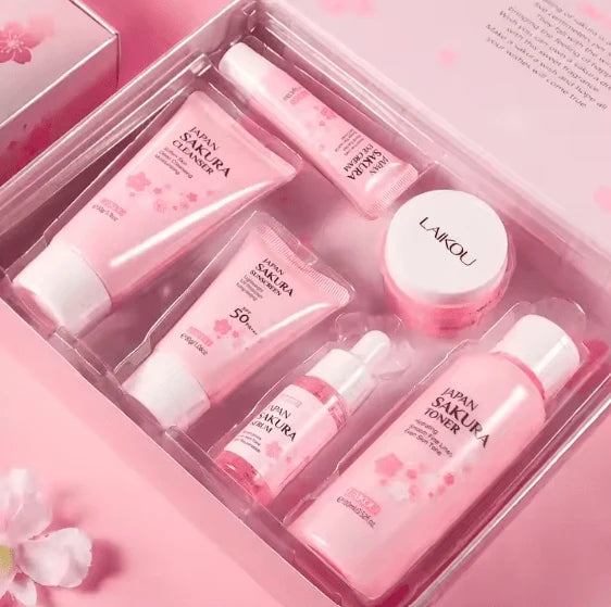 Japan Sakura Skincare Set – 6 Pieces