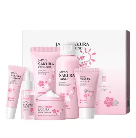Japan Sakura Skincare Set – 6 Pieces