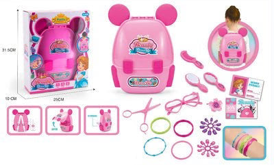 Kids Beauty & Glamour Play Set | Pretend Makeup, Hair Tools, Jewellery & Vanity Case