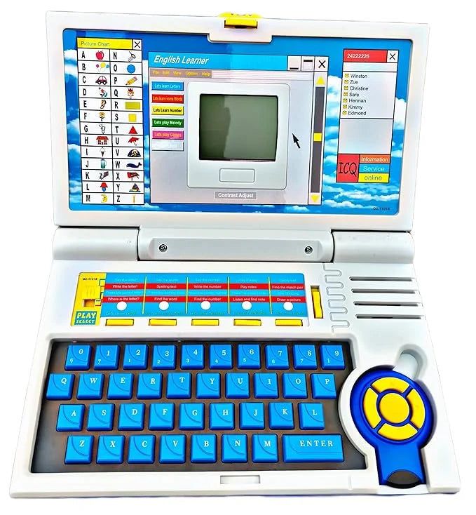 Kids English Learning Laptop with 20 Activities