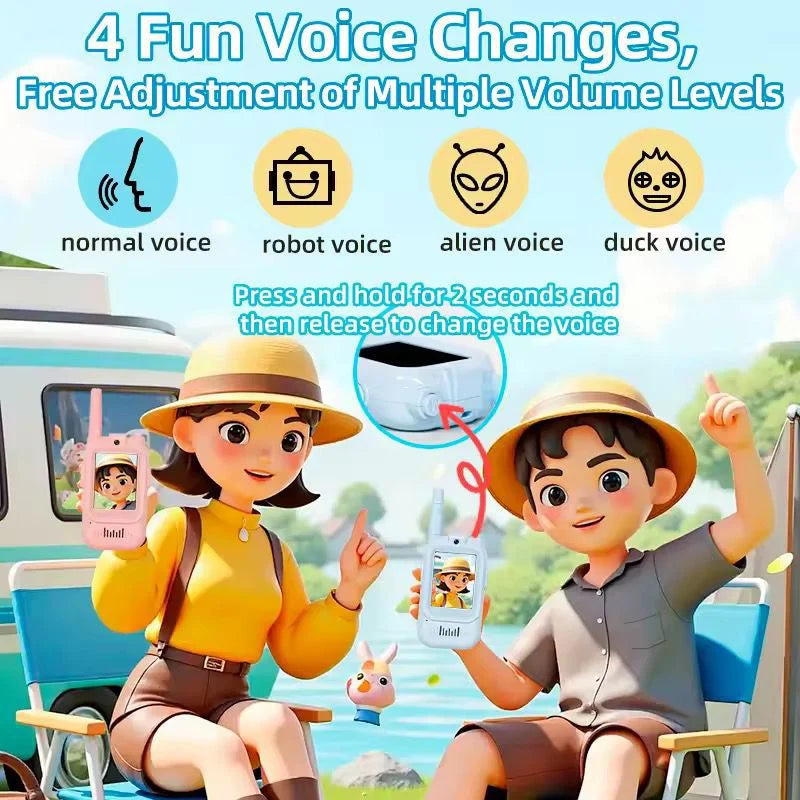 Kids Video Walkie Talkie Camera | Face-to-Face Video Calls, Easy Controls & Child-Safe | Ages 3+