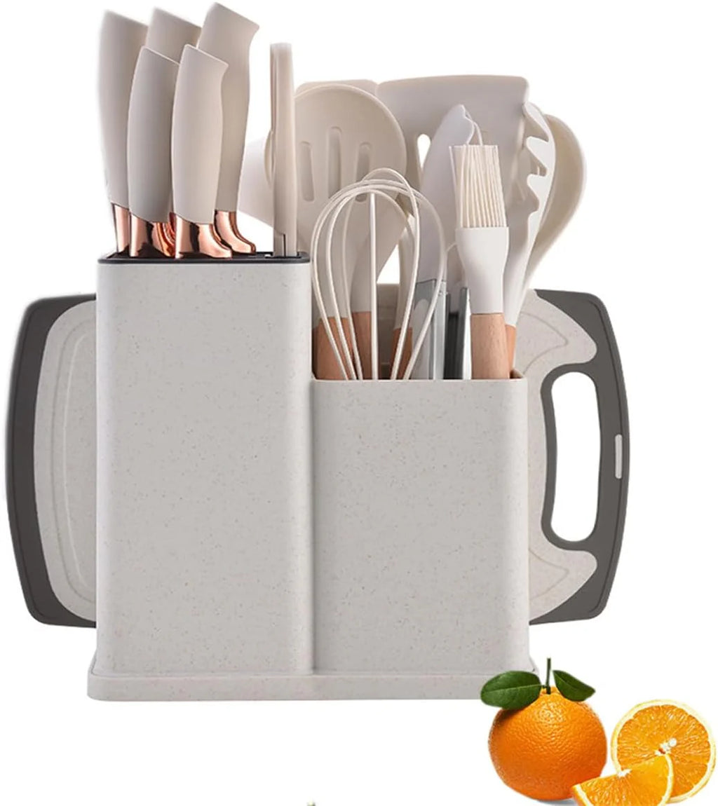19PCS Kitchen Utensil & Knife Set