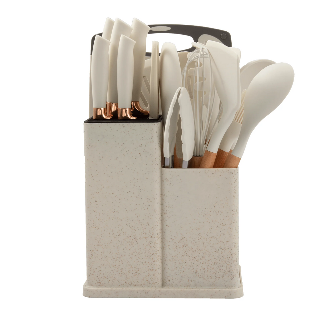 19PCS Kitchen Utensil & Knife Set