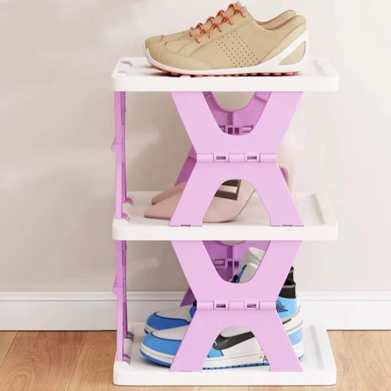 6-Tier Multifunctional Storage Rack | Stackable Shoe & Room Organiser